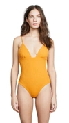 MARA HOFFMAN WIDE RIB VIRGINIA ONE PIECE