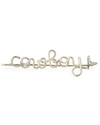 ATELIER PAULIN PERSONALIZED 10-LETTER WIRE BROOCH, SILVER,PROD210060102