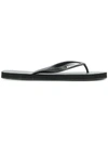 Dsquared2 Black Icon Splash Flip Flops In 2124 Black