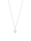 ROBERTO COIN DIAMOND, RUBY AND 18K WHITE GOLD PENDANT NECKLACE,0400097597369