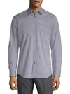 JOHN VARVATOS Slim-Fit Cotton Button-Down Shirt,0400097696929