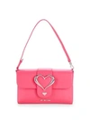 LOVE MOSCHINO HEART SHOULDER BAG,0400097380563