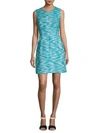 MILLY ABSTRACT A-LINE DRESS,0400097379931