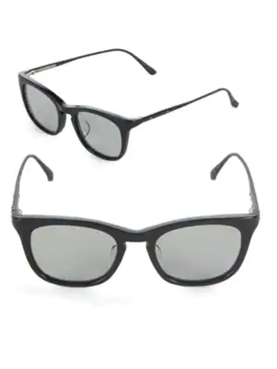 Bottega Veneta 49mm Cat Eye Sunglasses In Shiny Black