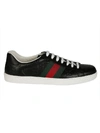 GUCCI ACE LOGO SNEAKERS,10552572