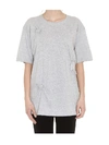 HELMUT LANG KNOT DETAIL OVERSIZE TEE,10552680