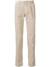 Incotex Slim Fit Trousers In Neutrals