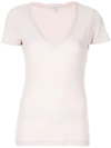 JAMES PERSE JAMES PERSE V-NECK T-SHIRT - PINK,WUA369512824332