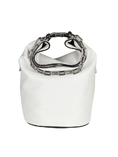 Alexander Wang Attica Bag In White Colour Leather