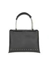 ALEXANDER WANG BAG DIME SMALL IN BLACK LEATHER,10553556