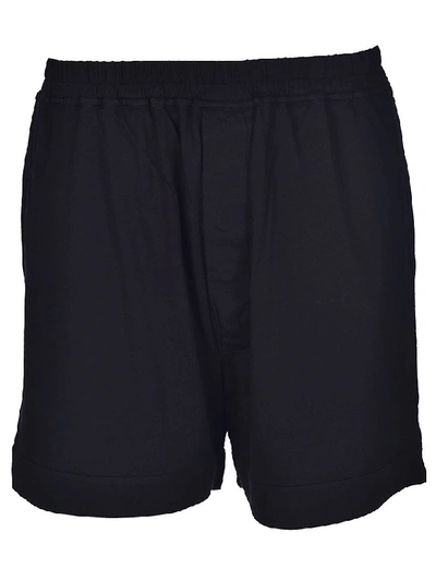 Drkshdw Rick Owens  Boxers Shorts In Black