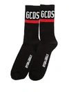Gcds Printed Logo Socks In Black