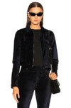 COTTON CITIZEN for FWRD Velvet Crop Utility Jacket