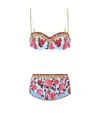 DOLCE & GABBANA ROSE HIGH-WAISTED BIKINI,P00316595-2