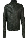 BARBARA I GONGINI zip detail jacket,712132BLACK12017094