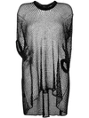 Lost & Found Ria Dunn Oversized Open Knit Sweater - Black In Black