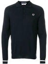 FRED PERRY long sleeve polo shirt,K315212815649