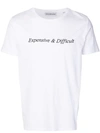 NASASEASONS NASASEASONS EXPENSIVE AND DIFFICULT T-SHIRT - WHITE,EXPENSIVEDIFFICULT12780151