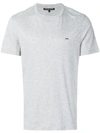 Michael Michael Kors Logo-embroidered T-shirt In Grey