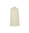 TIBI Butter Arielle Silk Sleeveless Top,S218AR7100