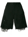 ALMAZ ALMAZ LACE INSERT SHORTS - BLACK,TR2801S18BLACK12563180