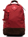 VISVIM red Cordura 20L suede backpack,0118103003065RED12759755