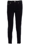 RAG & BONE Velvet high-rise skinny jeans,AU 12789547614287575