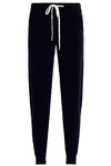 CHINTI & PARKER WOMAN WOOL AND CASHMERE-BLEND TRACK PANTS MIDNIGHT BLUE,AU 13331180552024755