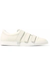 IRO WOMAN SCRATCHY TEXTURED-LEATHER trainers CREAM,US 7789028785188374
