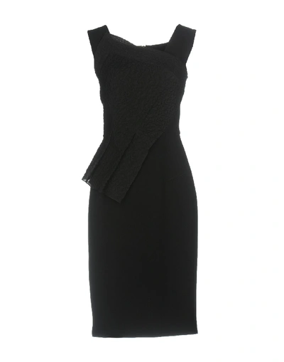 Roland Mouret Knee-length Dress In Black