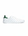 VETEMENTS PERFORATED LOGO SNEAKERS,VTSMT3/GREEN