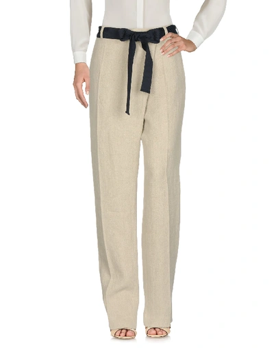 Victoria Beckham Casual Trousers In Sand