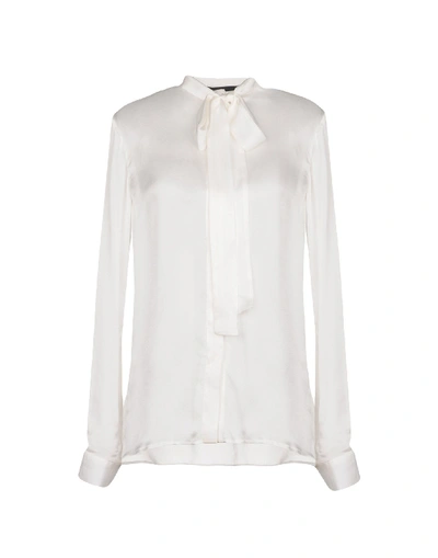 Haider Ackermann Shirts & Blouses With Bow In Ivory