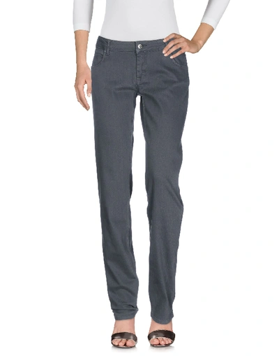 Calvin Klein Collection Denim Pants In Lead
