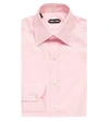 TOM FORD Classic-Fit Single-Cuff Herringbone Cotton Shirt