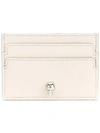 ALEXANDER MCQUEEN ALEXANDER MCQUEEN SKULL CARD HOLDER - WHITE,275333BPT0I12811142