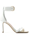 EMILIO PUCCI MIXED-METAL STRAPPY SANDALS,82CE3082X0012694457