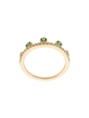 KHAI KHAI KHAI KHAI 'TSAVORITE CROWN' RING - METALLISCH,RM4134TS12796745