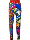 VERSACE PRINTED SKINNY JEANS,A79764A22582412825042