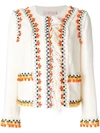 TORY BURCH BEADED FITTED JACKET,4697112819055