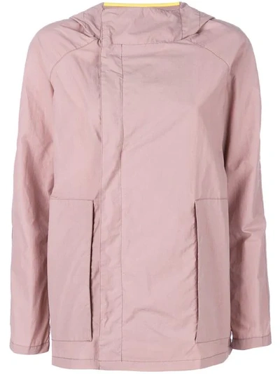 Ecoalf Hooded Jacket In Pink