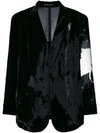 YOHJI YAMAMOTO oversized velvet jacket,HWJ3222112794144