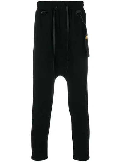 D.gnak By Kang.d Drop Crotch Trousers In Black