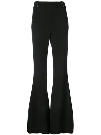 By. Bonnie Young Long Flared Trousers In Black