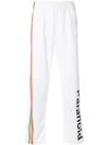 Omc Polaroid Striped Track Pants In White