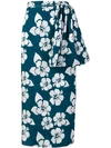 SIMONETTA RAVIZZA floral-print midi wrap skirt,PAREOG12804616