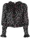 MAGDA BUTRYM floral-print blouse,TOLUCATOP12839551