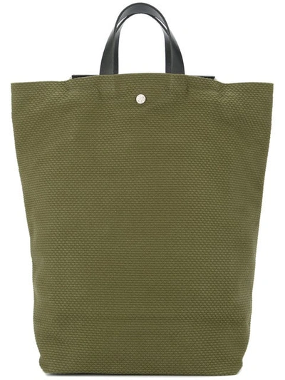 Cabas Tote Backpack In Green
