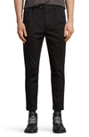Allsaints Salco Classic Fit Chino Pants In Black