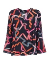 PAUL SMITH ABSTRACT PRINT TOP,10555929